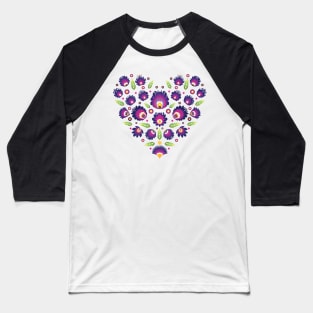 Beautiful Folk Heart Baseball T-Shirt